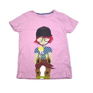 Mini Boden Horse Rider Appliqué Tee